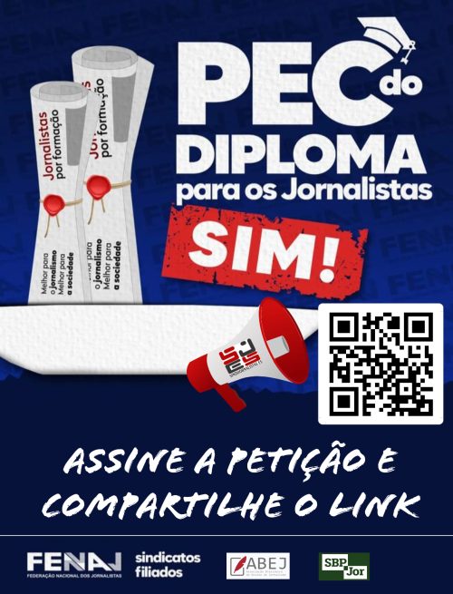Campanha PEC do Diploma para jornalistas